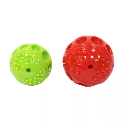 Dog Sqeaky Toys Squeaking Bouncing Ball Durable Pet Toys Squeaky Ball Bite Resistant for Small to Large Dogs