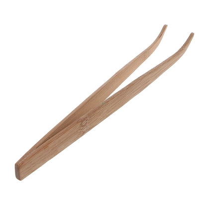 Reptile Feeding Tongs Angled Tweezers 28cm Bamboo Eco-Friendly Feeding Tool New