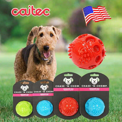 Dog Sqeaky Toys Squeaking Bouncing Ball Durable Pet Toys Squeaky Ball Bite Resistant for Small to Large Dogs