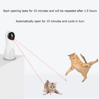 Cat Automatic LED Laser Toy Interactive Pet Handheld Mode Electronic Smart Teaser Toy