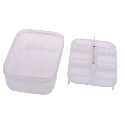 Hatch Box Reptile Egg Tray Boxes Hatching Eggs Lizard Snakes Tortoise Incubator Supplies