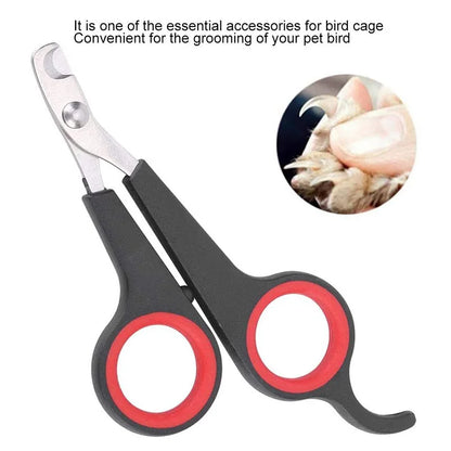 Animal Nail Clippers Parrot Claw Trimmer Grooming Tool Nail Scissors Pet Bird Small Animals Accessory