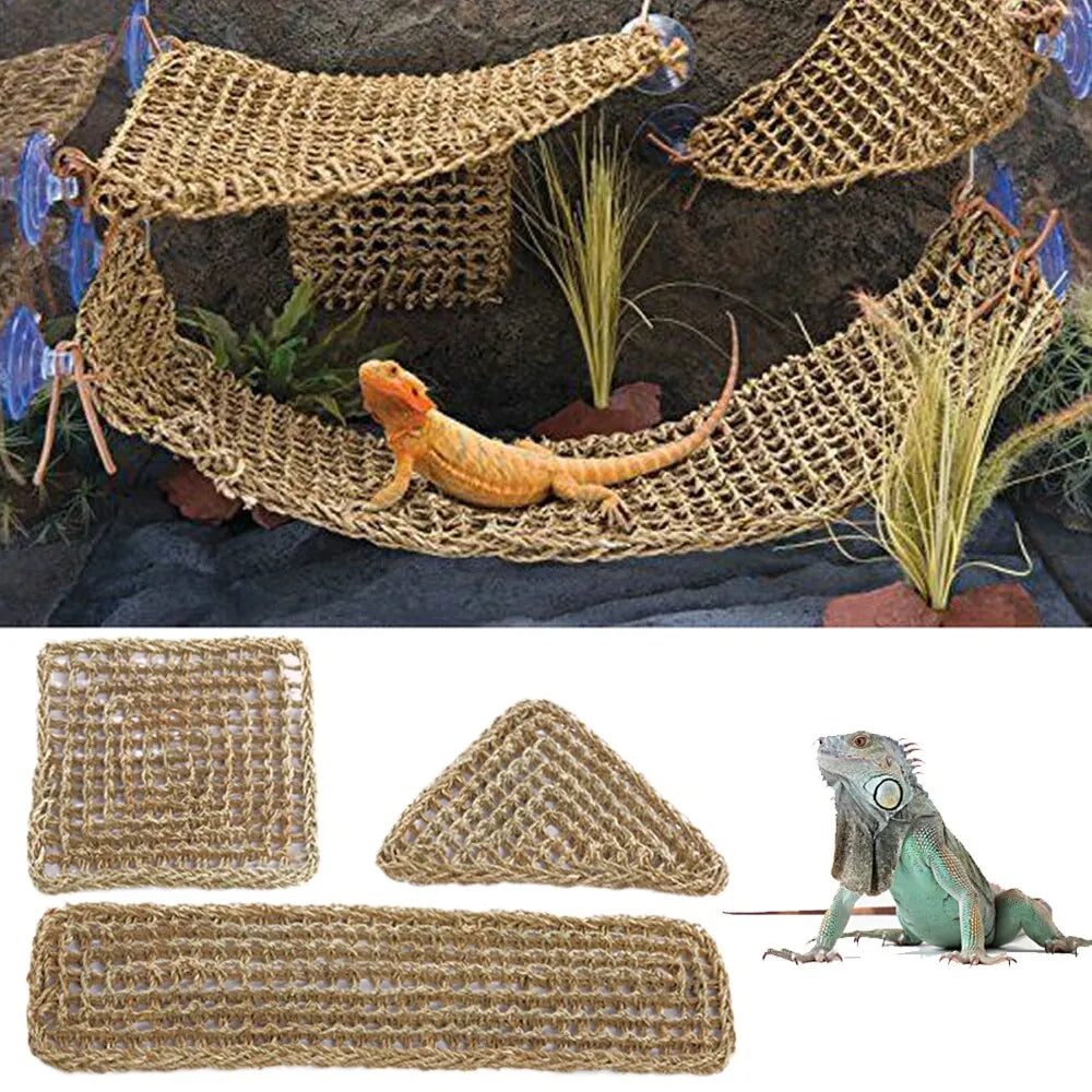 Lizard Lounger Hammock Geckos Bed Mats Pet Reptile Mat Hammock