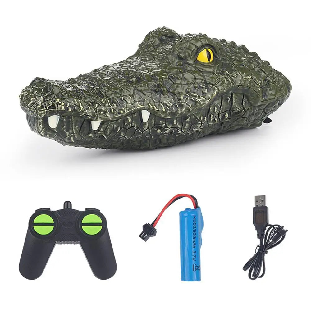 RC Crocodile Electric RC Boat Funny Toy High-speed Waterproof Remote Control Watercraft Toy