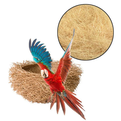 Nesting Material Decoration Soft Multipurpose Small Bird Safe Raffia Grass Box Fillers Canary Finch Pet House Practical