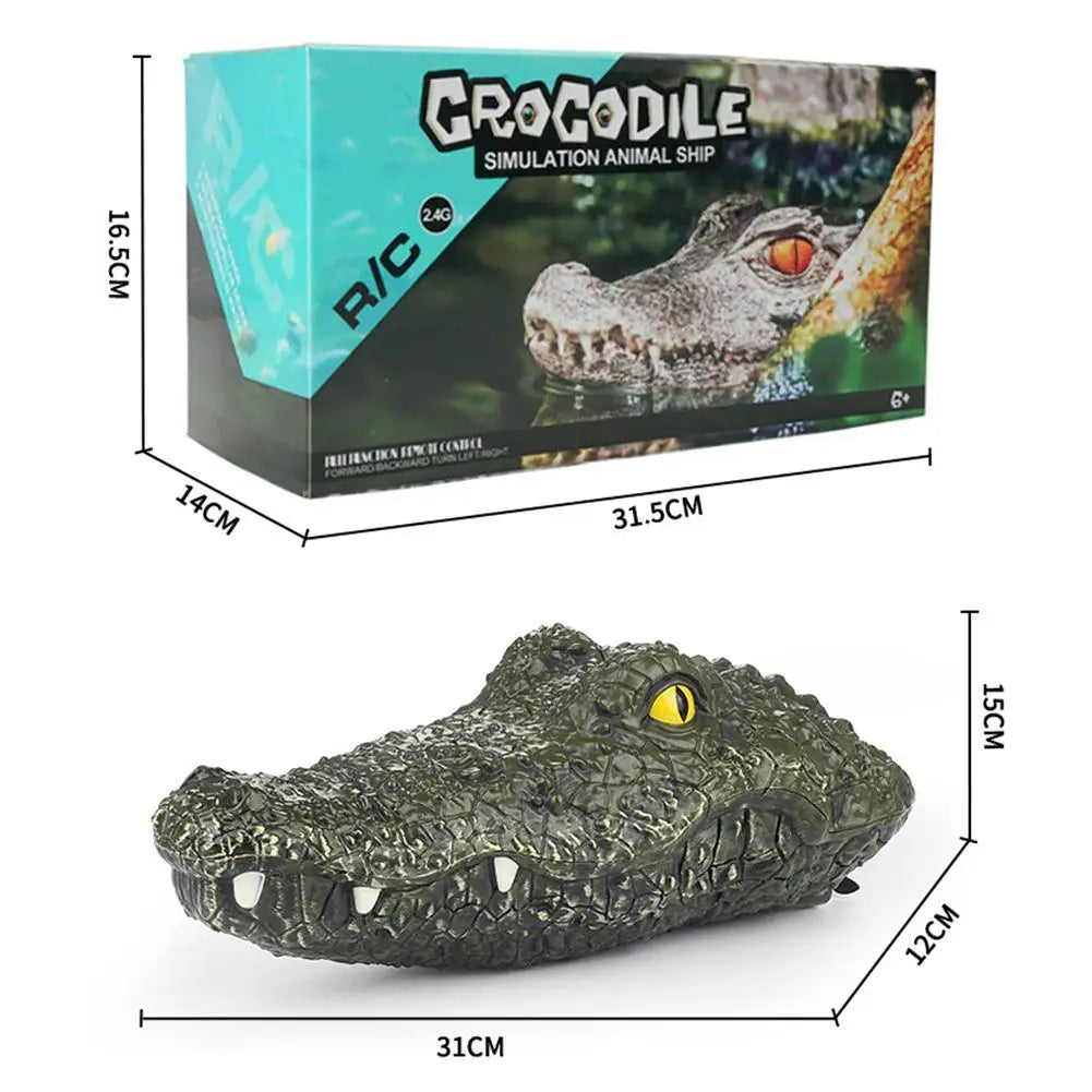 RC Crocodile Electric RC Boat Funny Toy High-speed Waterproof Remote Control Watercraft Toy