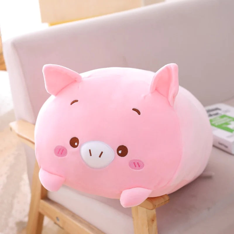 18-28CM Soft Animal Cartoon Pillow Cushion Cute Fat Dog Cat Totoro Penguin Pig Frog Plush Toy Stuffed Lovely Kids Birthyday Gift