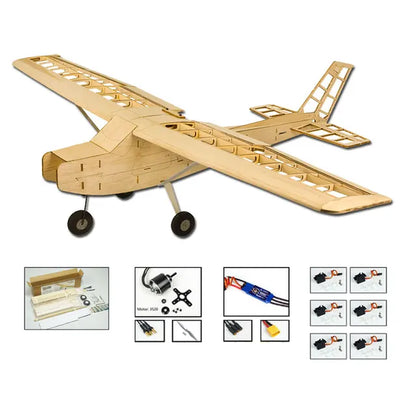 Balsawood Airplane Model Laser Cut Training Trainer T20 Cessna152 1200Mm 47 Inch Balsa Building Kit Woodiness Model WOOD PLANE