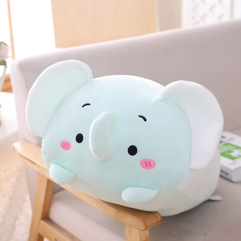 18-28CM Soft Animal Cartoon Pillow Cushion Cute Fat Dog Cat Totoro Penguin Pig Frog Plush Toy Stuffed Lovely Kids Birthyday Gift