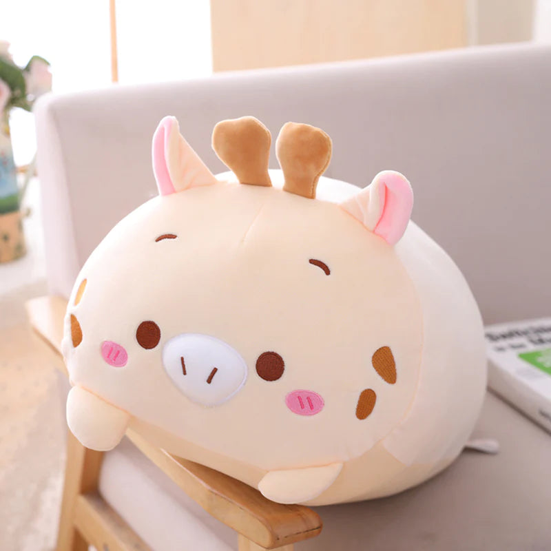 18-28CM Soft Animal Cartoon Pillow Cushion Cute Fat Dog Cat Totoro Penguin Pig Frog Plush Toy Stuffed Lovely Kids Birthyday Gift