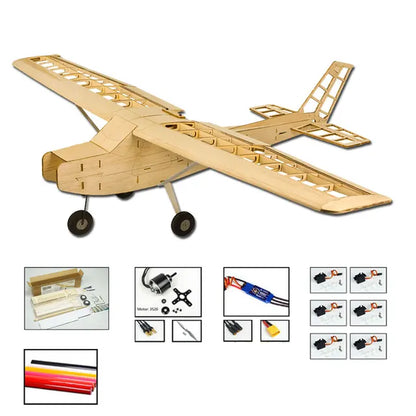 Balsawood Airplane Model Laser Cut Training Trainer T20 Cessna152 1200Mm 47 Inch Balsa Building Kit Woodiness Model WOOD PLANE