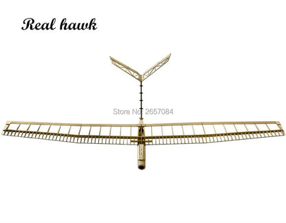 Balsawood RC Airplanes Model Laser Cut Glider Electric Power UZI 1400Mm Wingspan Building Kit Woodiness Model /WOOD PLANE